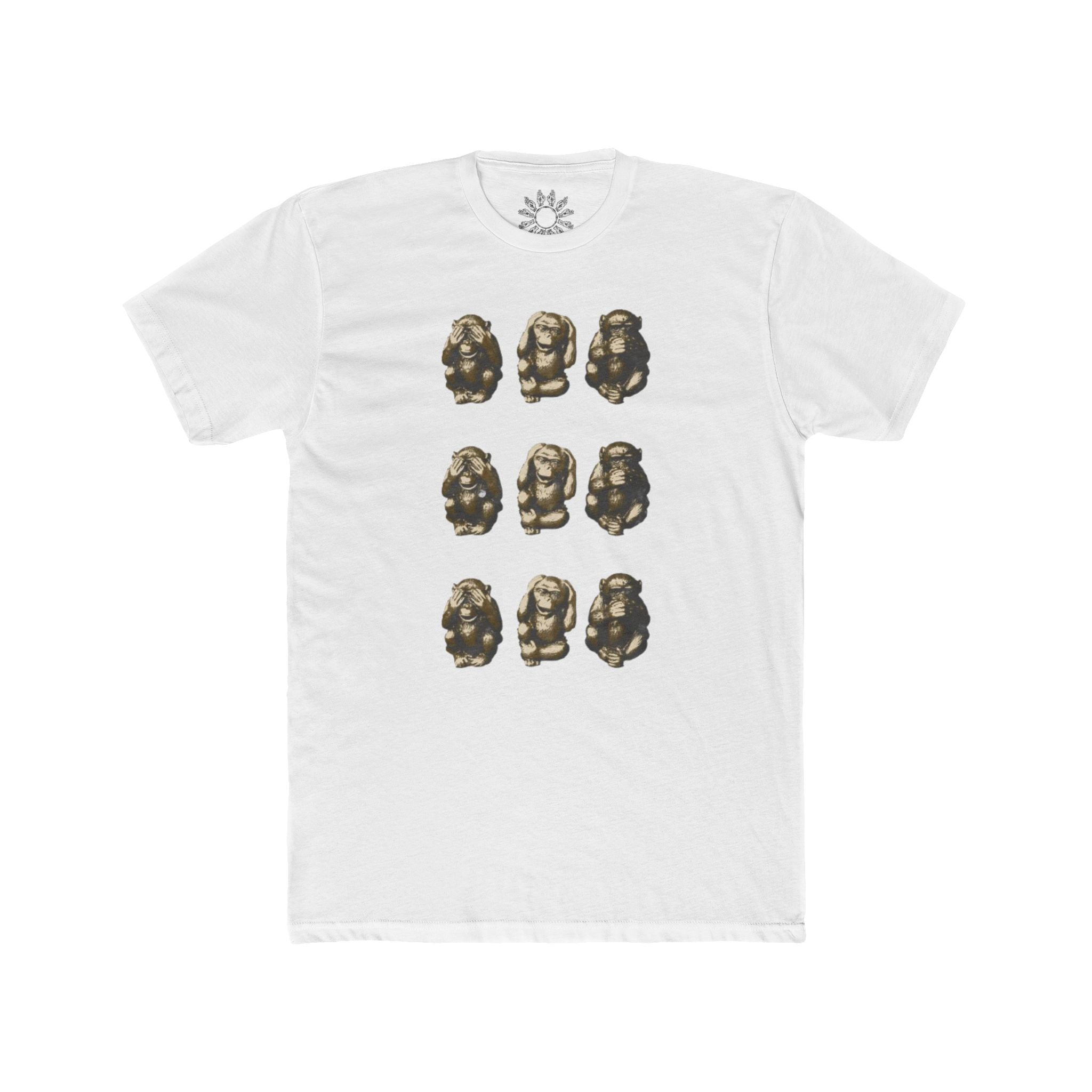 Three Wise Monkeys Organic T-Shirt – Boulanga