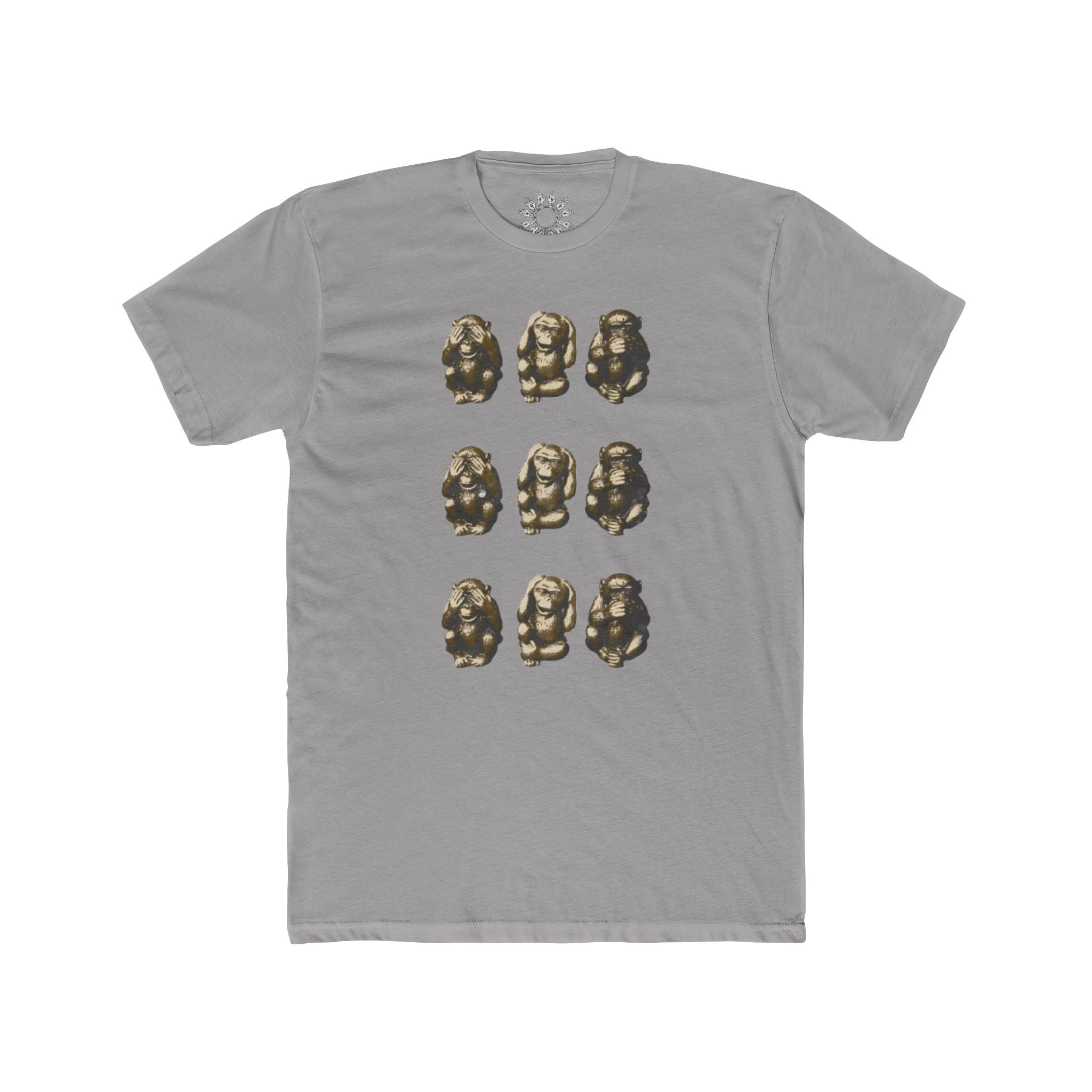 Three Wise Monkeys Organic T-Shirt – Boulanga